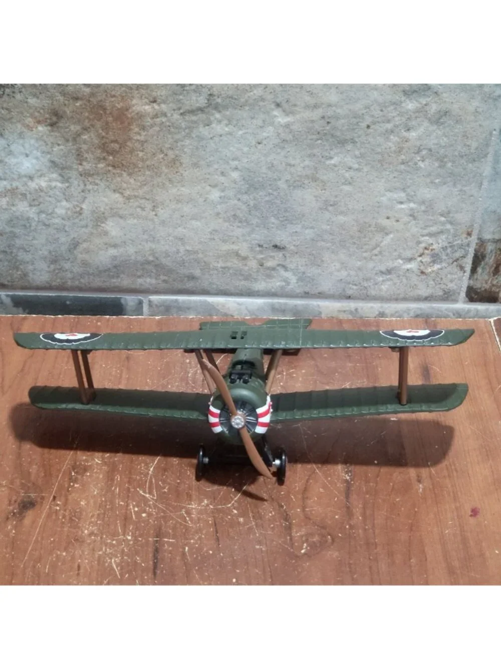 Assembled Airplane Model Kit InAir E Z Sopwith Camel F1 Missing Display Stand